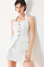 BEACH GLAM WOVEN VEST Flying Tomato