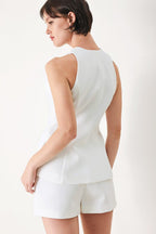 BEACH GLAM WOVEN VEST Flying Tomato