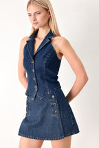 RUN THE CITY DENIM VEST Flying Tomato