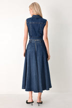 SWEET TALKER DENIM CROP VEST Flying Tomato