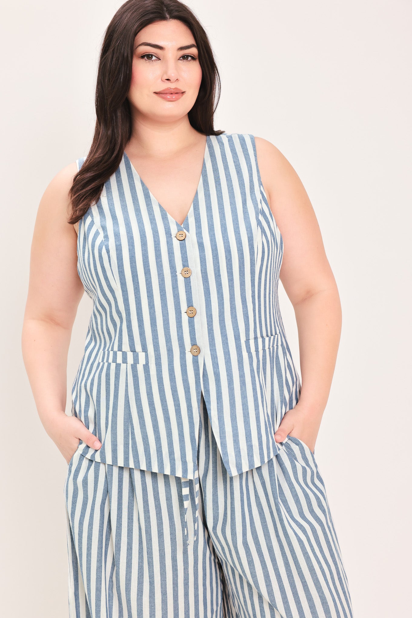 OCEAN DRIVE RHYTHM WOVEN VEST Flying Tomato