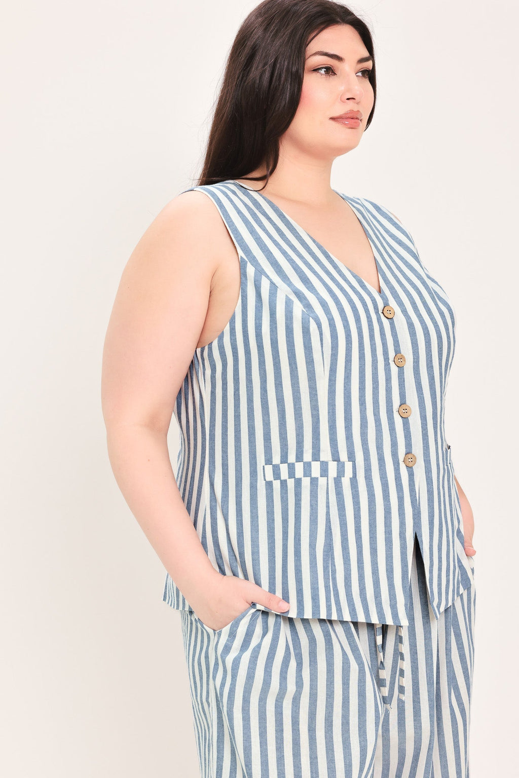 OCEAN DRIVE RHYTHM WOVEN VEST Flying Tomato