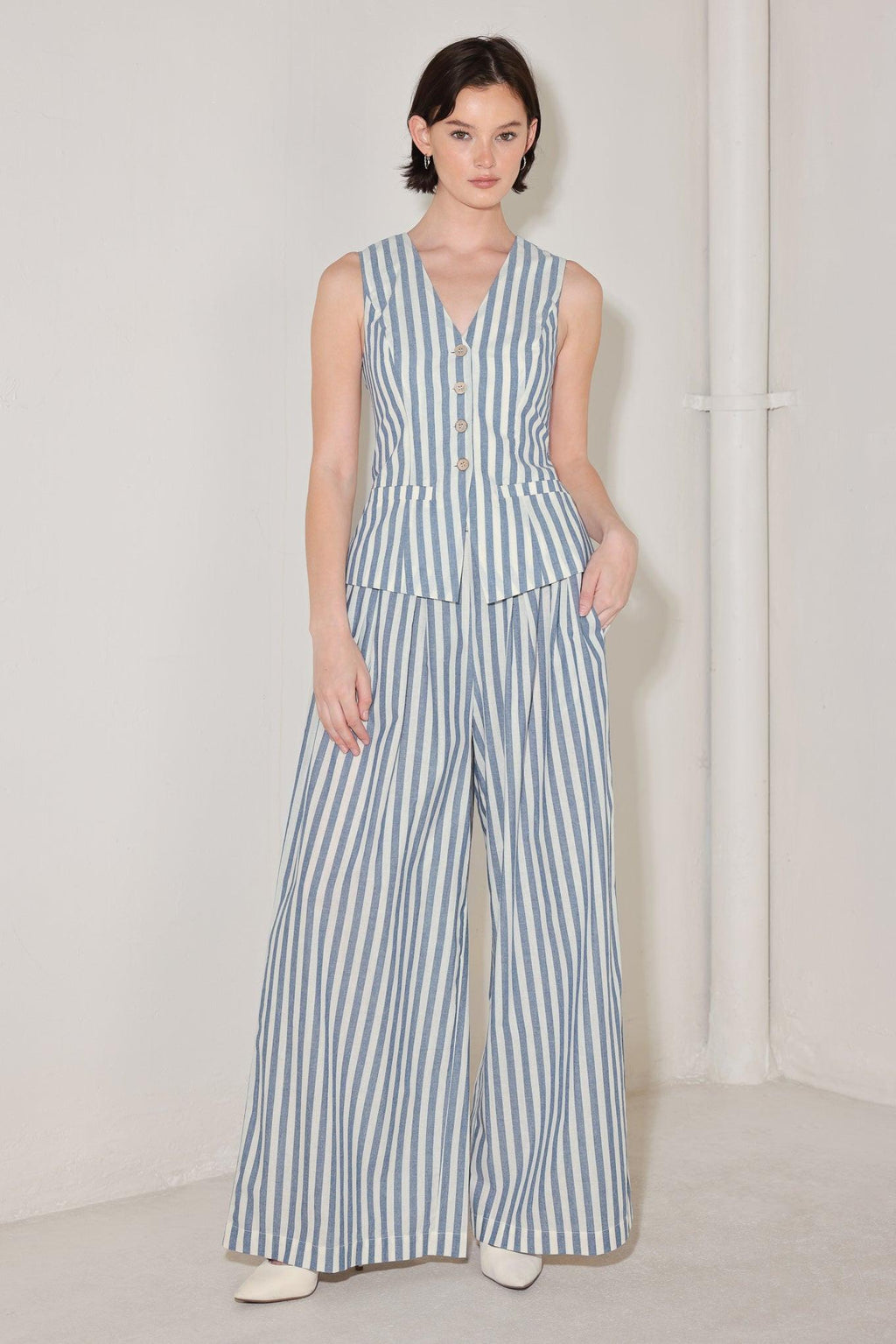 [PREORDER] OCEAN DRIVE RHYTHM WOVEN VEST Flying Tomato