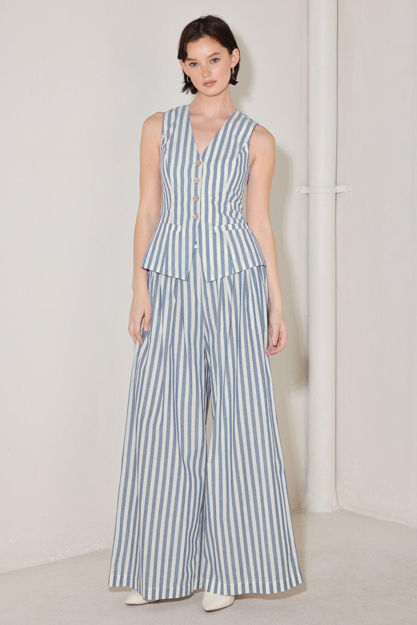 [PREORDER] OCEAN DRIVE RHYTHM WOVEN VEST Flying Tomato