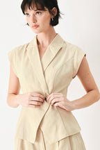 DESERT MINIMAL WOVEN VEST Flying Tomato