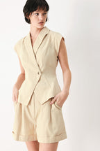 DESERT MINIMAL WOVEN VEST Flying Tomato