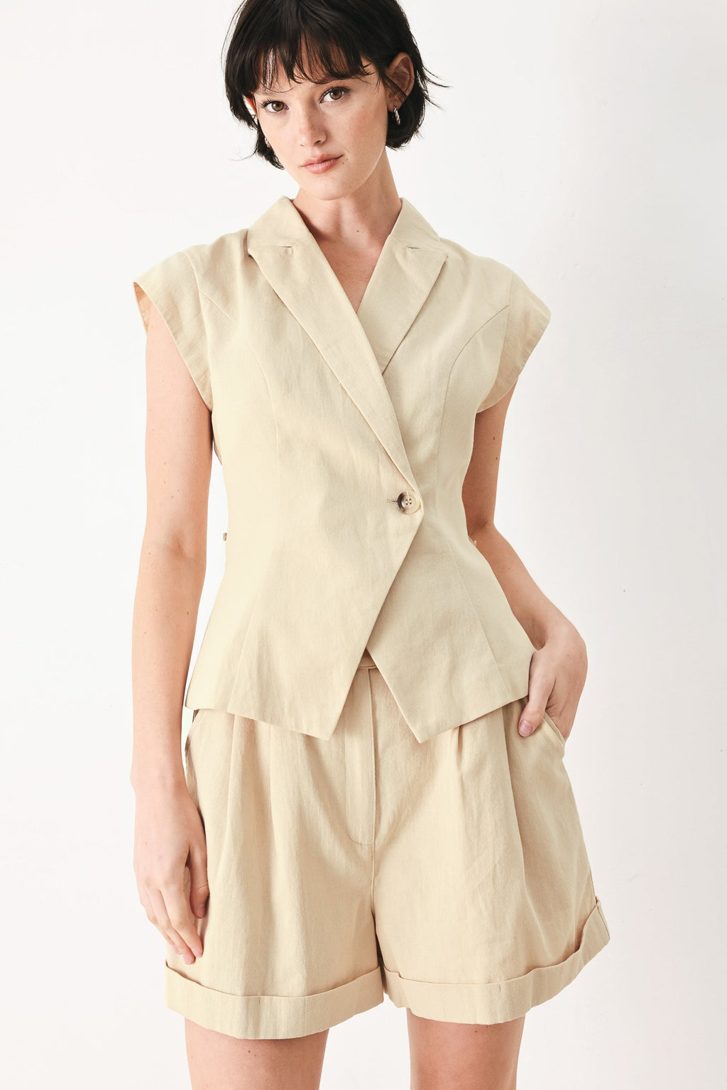 DESERT MINIMAL WOVEN VEST Flying Tomato
