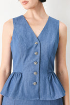 CASUAL ROMANCE WOVEN VEST Flying Tomato