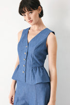 CASUAL ROMANCE WOVEN VEST Flying Tomato
