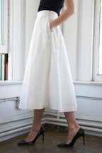 LOVE OF MINE WOVEN MIDI SKIRT Flying Tomato