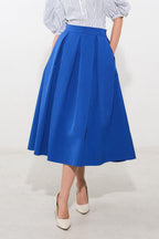 LOVE OF MINE WOVEN MIDI SKIRT Flying Tomato
