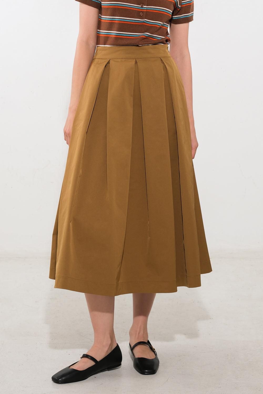 LOVE OF MINE WOVEN MIDI SKIRT Flying Tomato