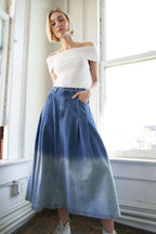 STATE OF MIND DENIM MIDI SKIRT Flying Tomato