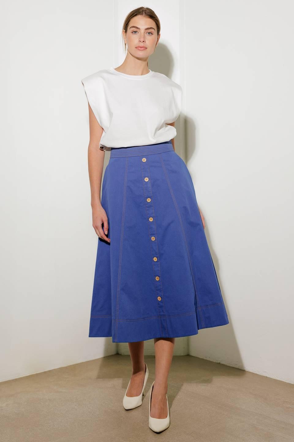 ENCHANTED ELEGANCE MIDI SKIRT Flying Tomato