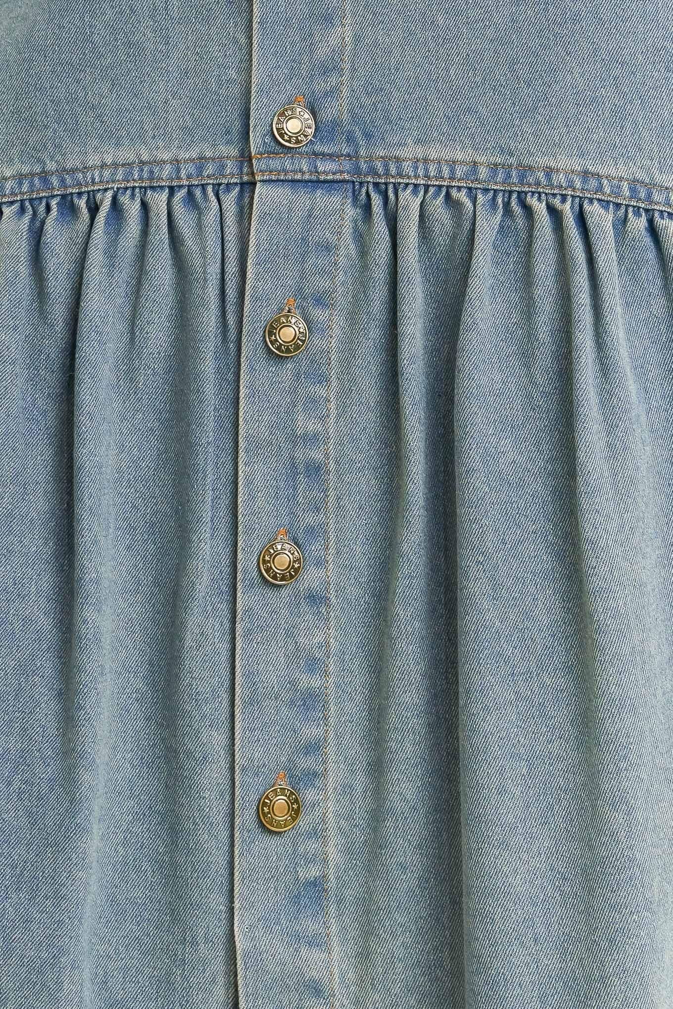 INTRICATE CHARM DENIM MIDI SKIRT Flying Tomato