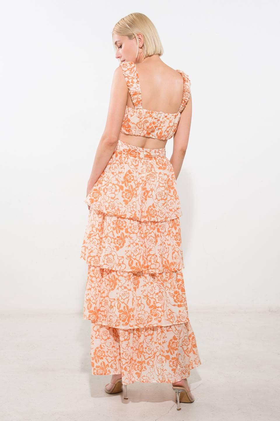 THERE IN MY MIND WOVEN MAXI SKIRT Flying Tomato