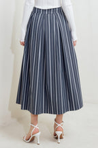 BEHIND THE GRIN WOVEN MIDI SKIRT Flying Tomato