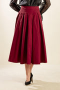 DANCE WITH DESTINY WOVEN MIDI SKIRT Flying Tomato