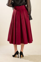 DANCE WITH DESTINY WOVEN MIDI SKIRT Flying Tomato