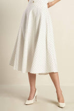 WALK WITH ME WOVEN MIDI SKIRT Flying Tomato