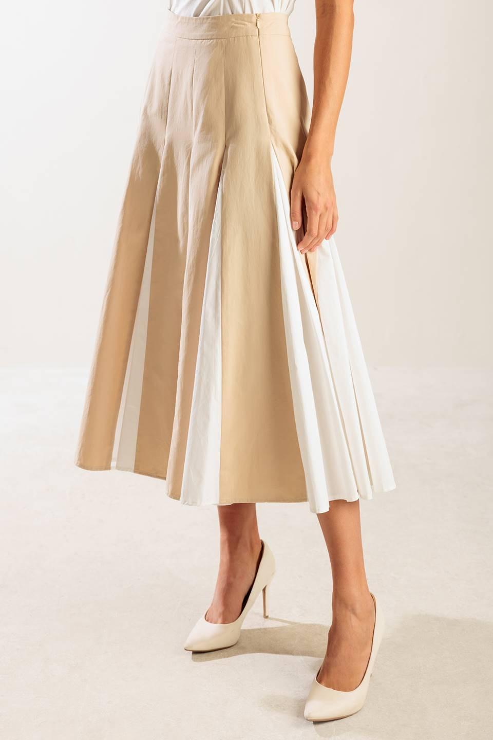 THE SWEETEST THING WOVEN MIDI SKIRT Flying Tomato