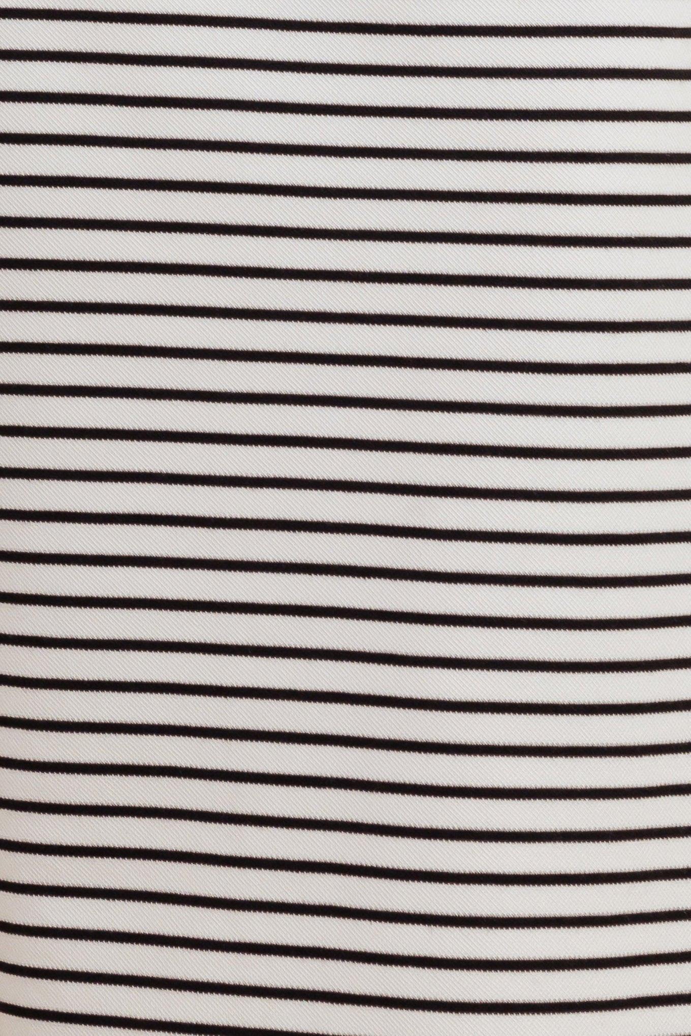 WINDING PATH STRIPED WOVEN SKIRT Flying Tomato