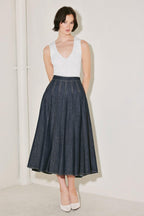 MAIN STAGE CLASSIC DENIM CIRCLE SKIRT Flying Tomato