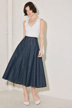 MAIN STAGE CLASSIC DENIM CIRCLE SKIRT Flying Tomato