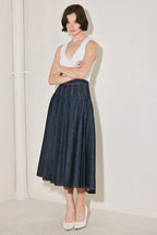 MAIN STAGE CLASSIC DENIM CIRCLE SKIRT Flying Tomato