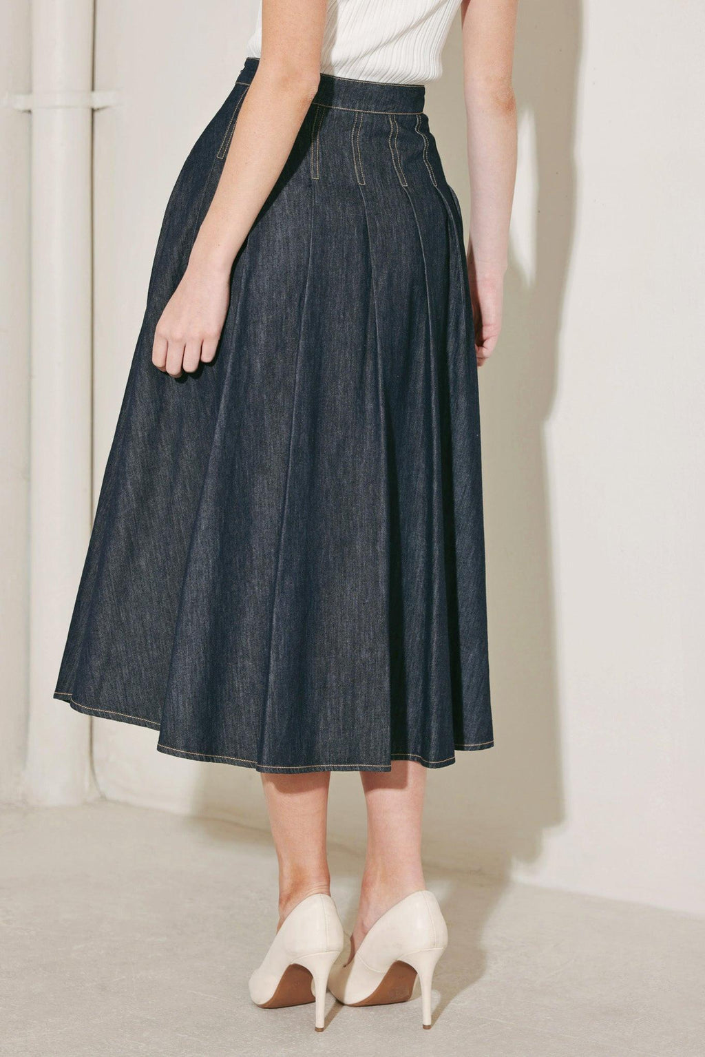 MAIN STAGE CLASSIC DENIM CIRCLE SKIRT Flying Tomato