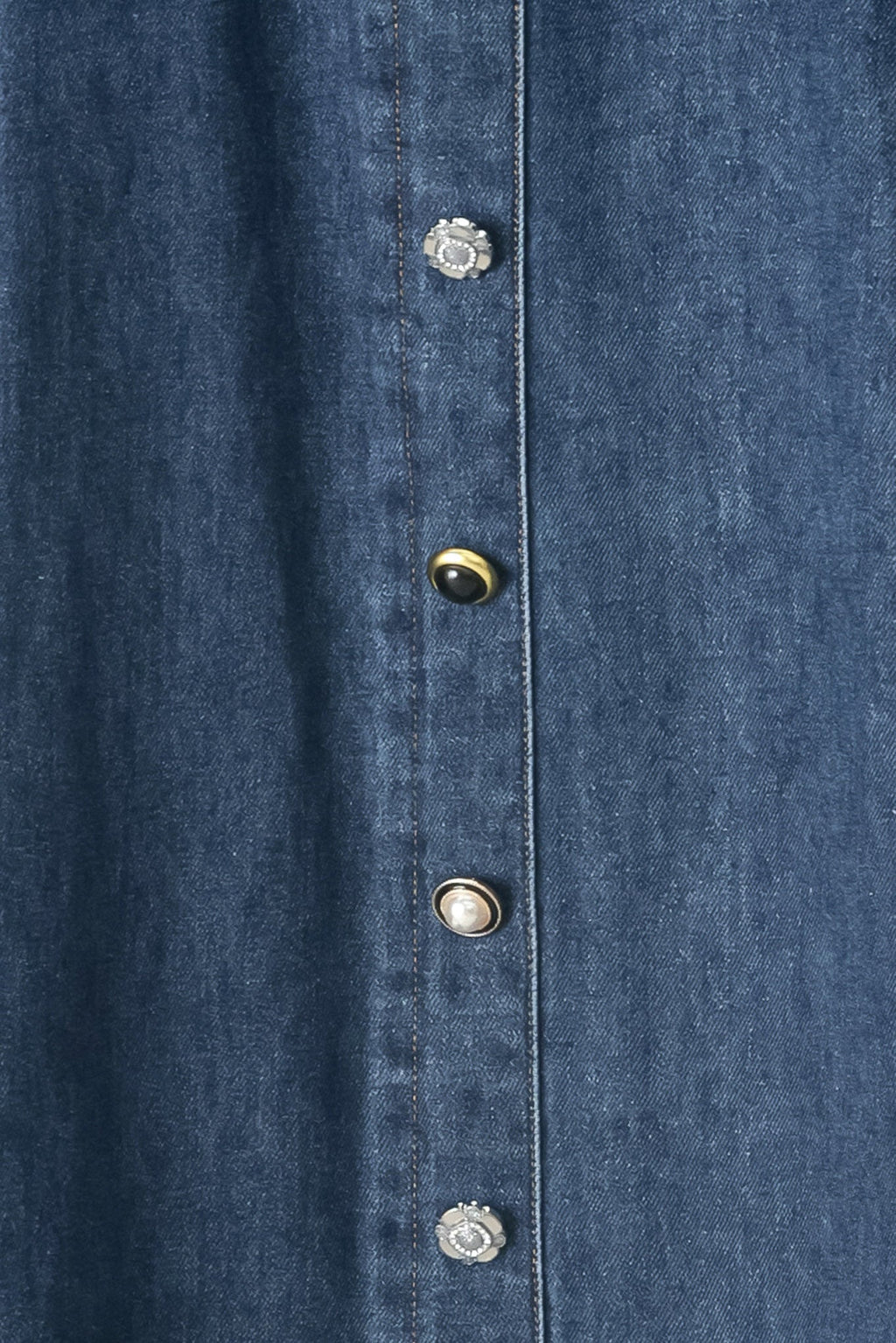 SWEET TALKER DENIM CIRCLE MIDI SKIRT Flying Tomato