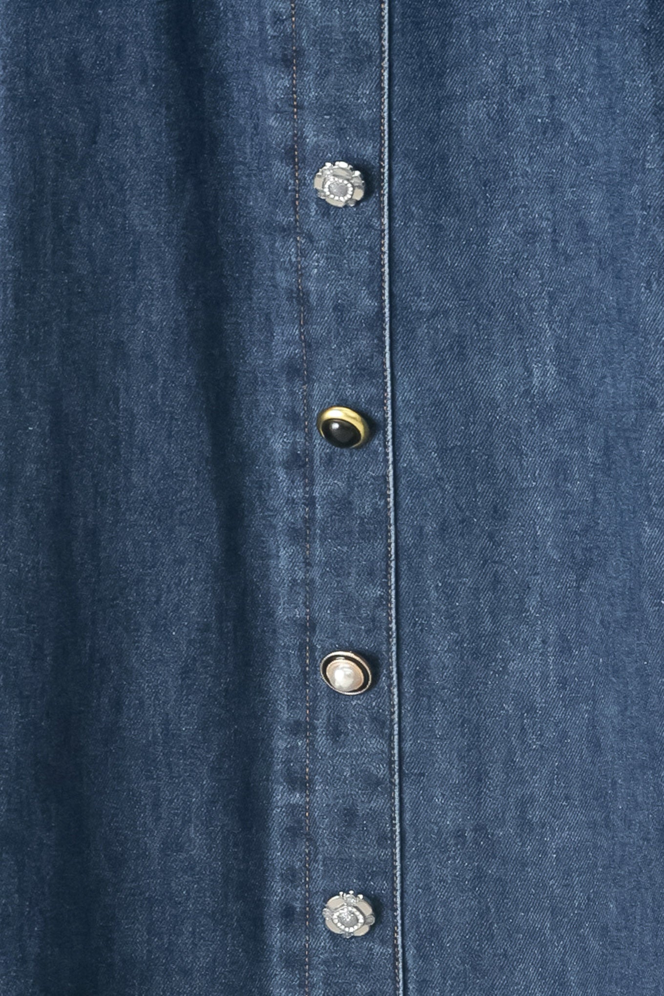 SWEET TALKER DENIM CIRCLE MIDI SKIRT Flying Tomato