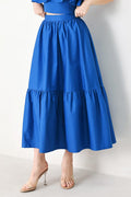 ROYAL FLOW WOVEN MIDI SKIRT Flying Tomato
