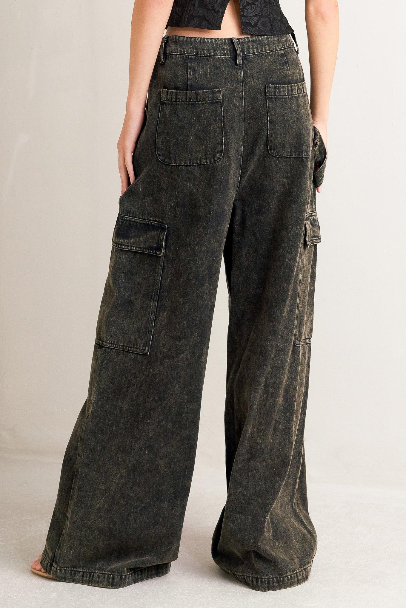 CAN'T BLAME ME GARGO DENIM PANTS Flying Tomato