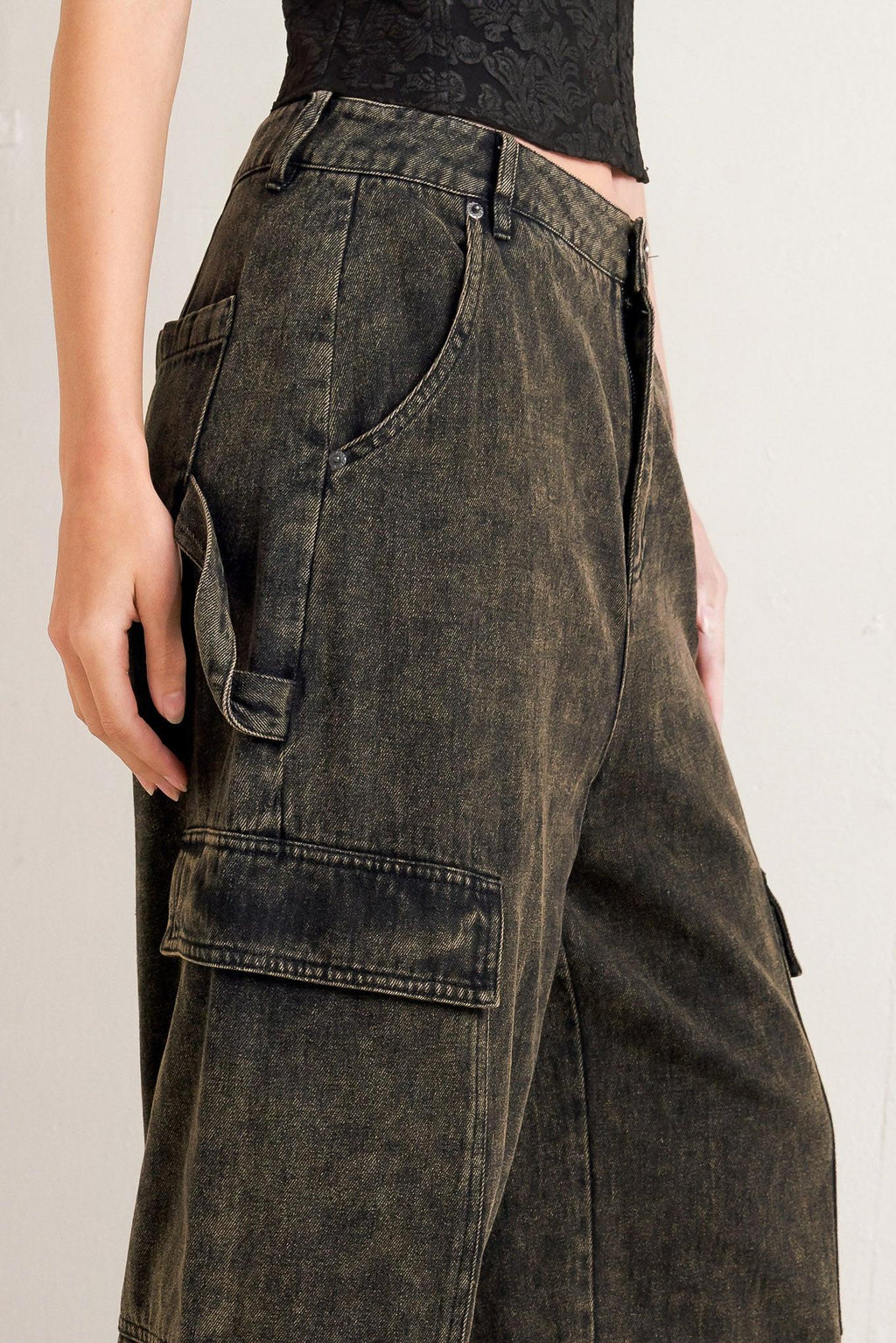 CAN'T BLAME ME GARGO DENIM PANTS Flying Tomato