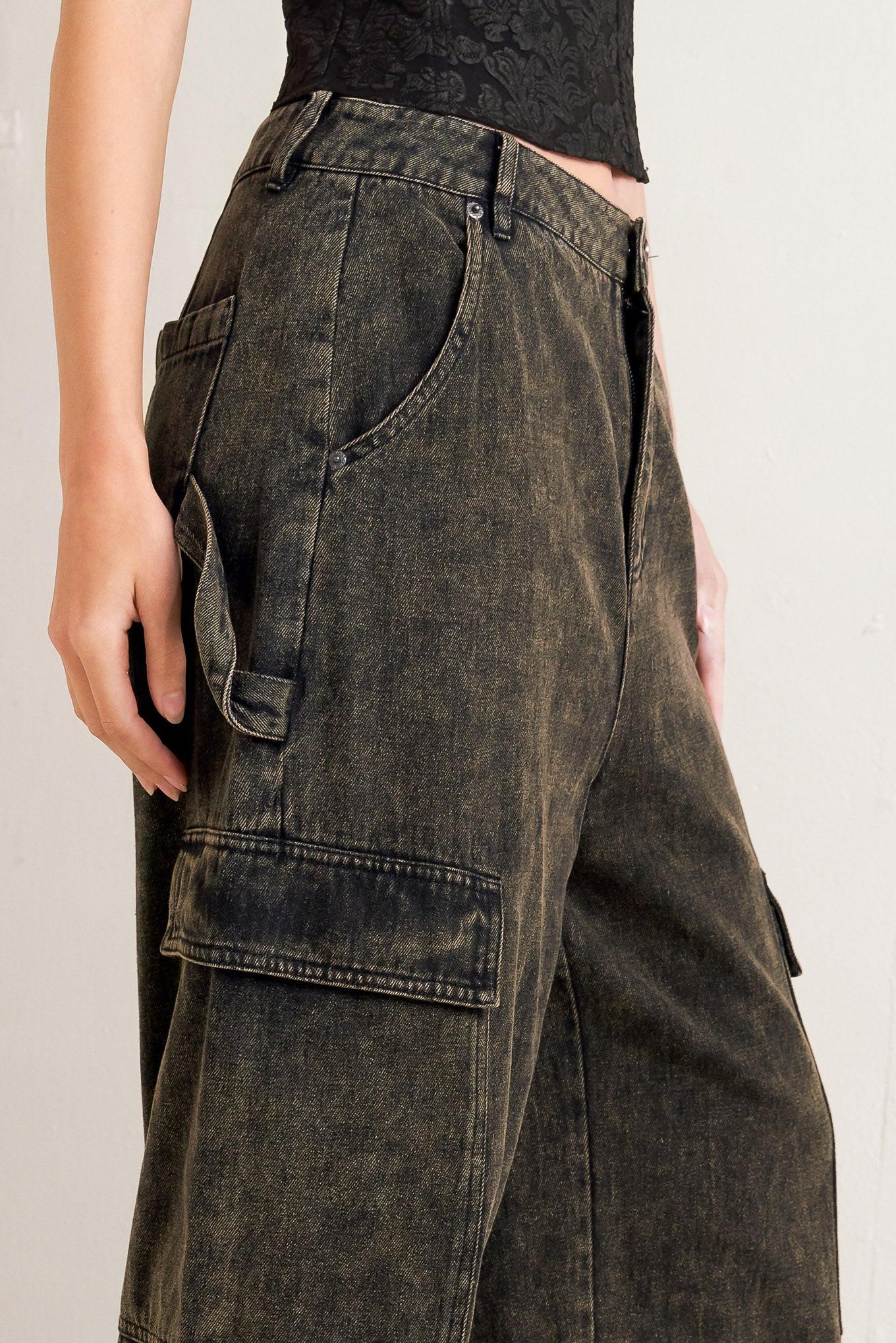 CAN'T BLAME ME GARGO DENIM PANTS Flying Tomato