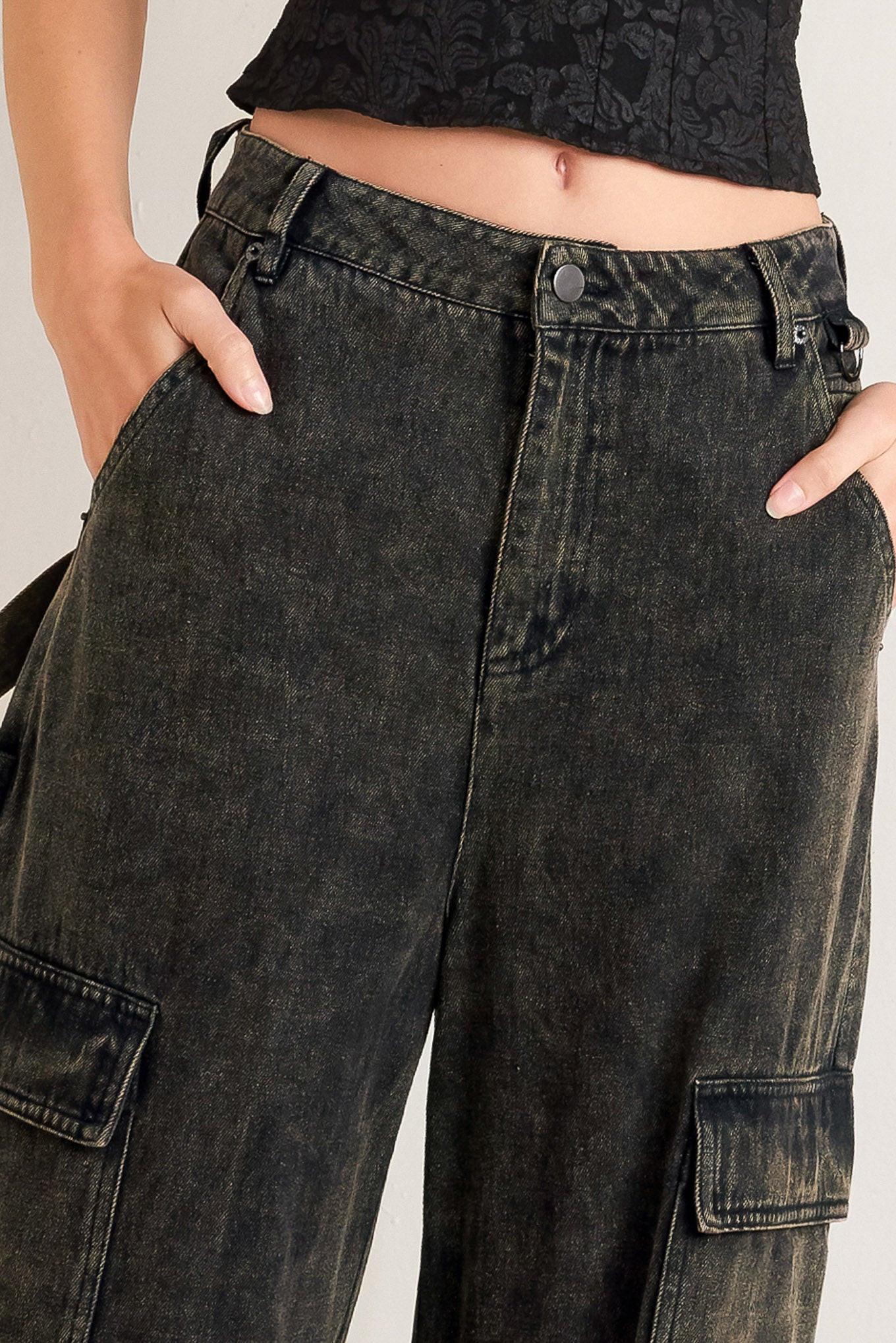 CAN'T BLAME ME GARGO DENIM PANTS Flying Tomato