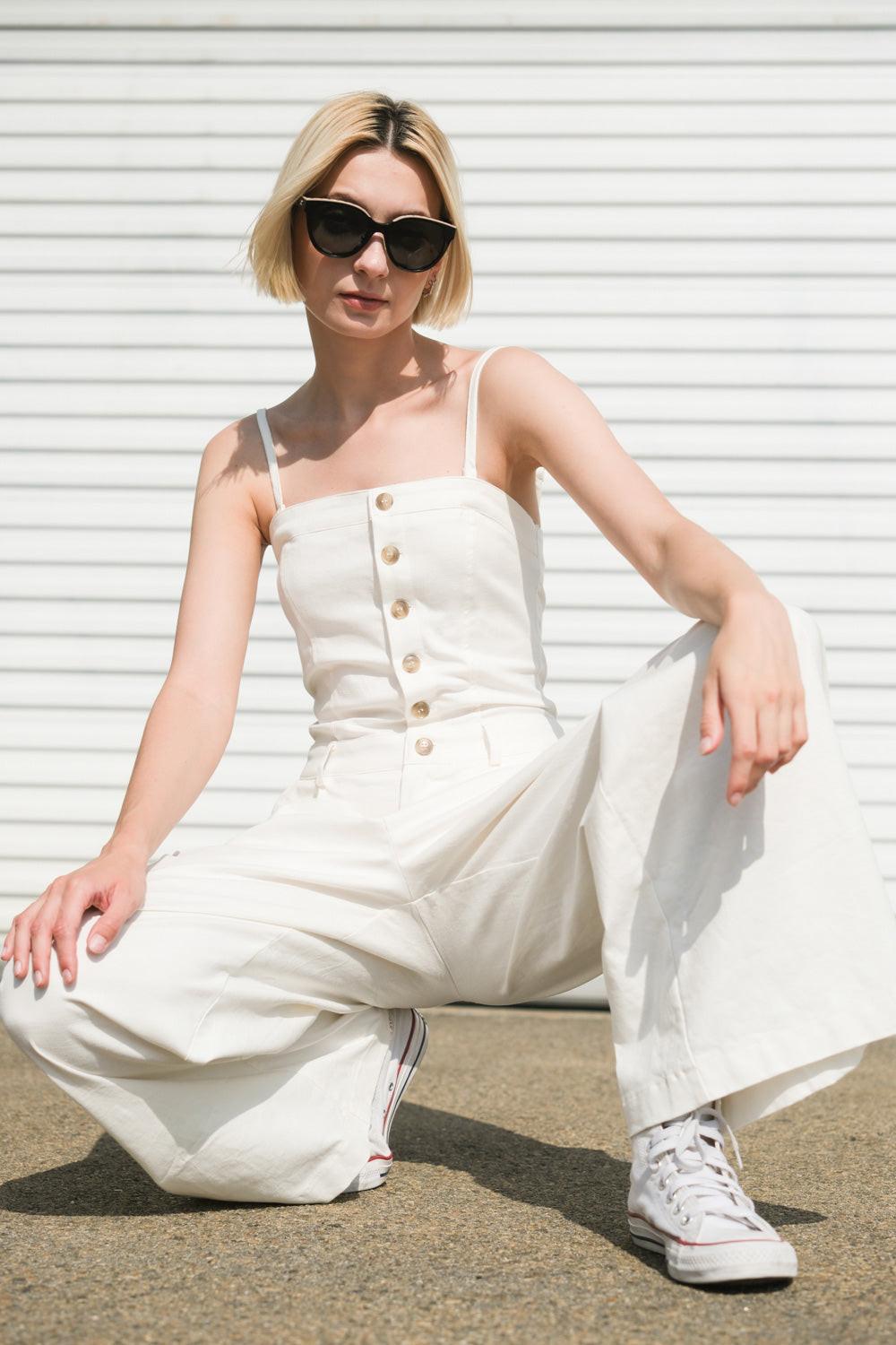 ROYAL AFFAIR WOVEN JUMPSUIT Flying Tomato
