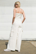 ROYAL AFFAIR WOVEN JUMPSUIT Flying Tomato