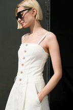 ROYAL AFFAIR WOVEN JUMPSUIT Flying Tomato