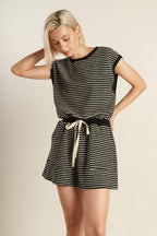 SUNSET COVE STRIP ROMPER Flying Tomato
