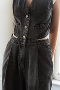 RAIN OR SHINE DENIM JUMPSUIT Flying Tomato