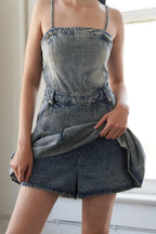 MY BEST CHAPTER DENIM ROMPER Flying Tomato
