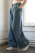 SOMEWHERE UP ABOVE DENIM PANTS Flying Tomato