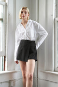 SMALL TOWN ROOTS WOVEN SKORT Flying Tomato