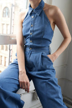 SERENE SEASONS DENIM JUMPSUIT Flying Tomato