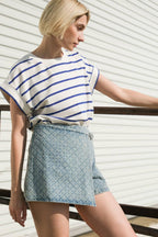 NO ONE PRETTIER DENIM SKORT Flying Tomato