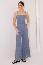 BEGIN AGAIN BLUE DENIM JUMPSUIT Flying Tomato