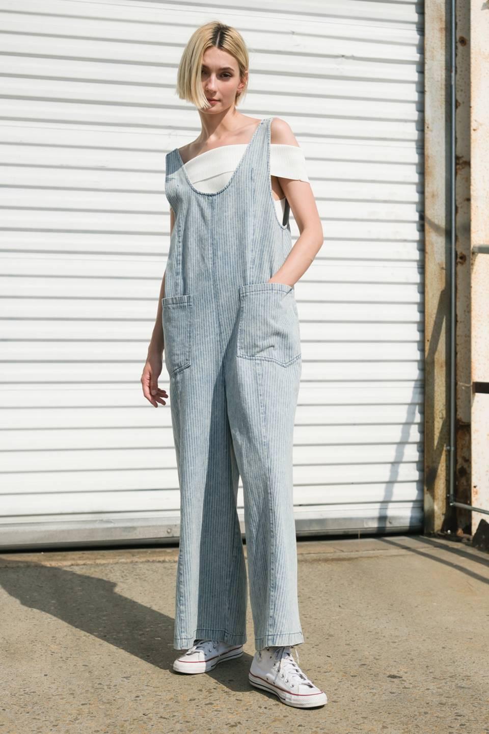 JOURNEY OF LOVE DENIM JUMPSUIT Flying Tomato