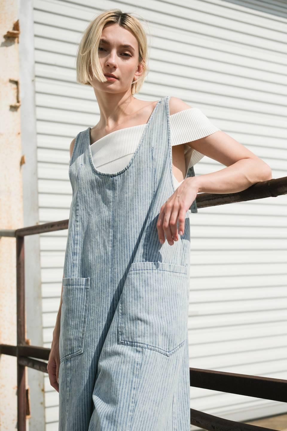 JOURNEY OF LOVE DENIM JUMPSUIT Flying Tomato